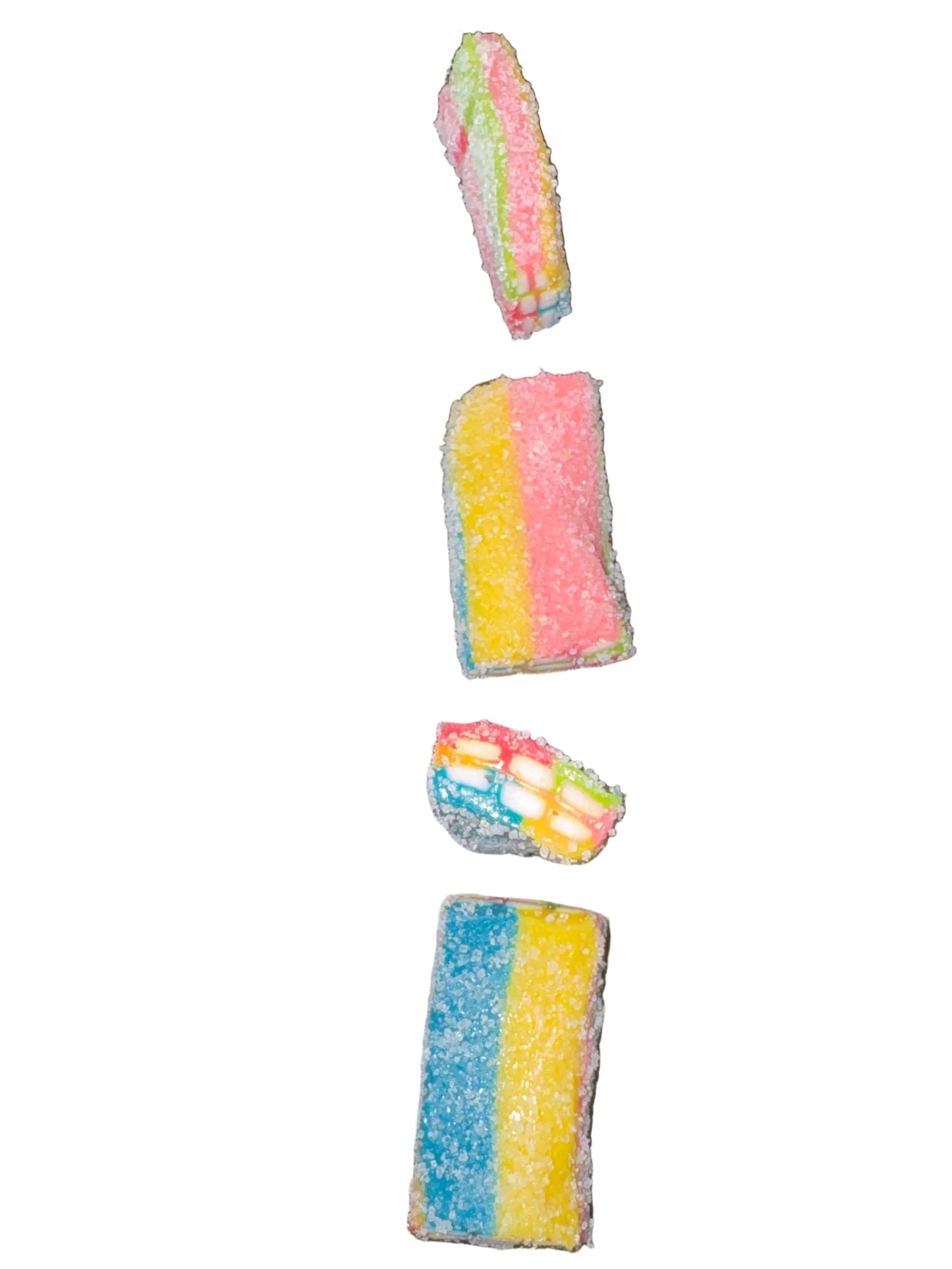 Sour rainbow bricks. Spain. (Kosher). (Parve)