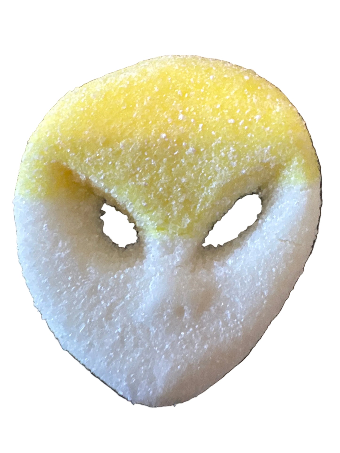 Passion fruit foam alien head