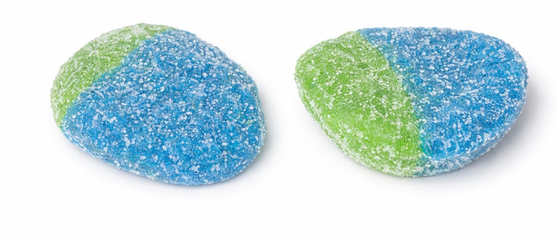 Blue raspberry filled