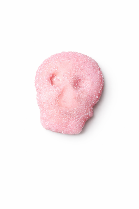 Raspberry foam skulls  bubs