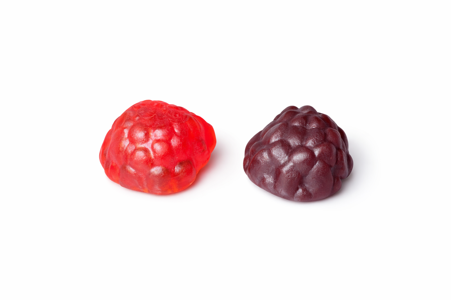 Red black gummy berries