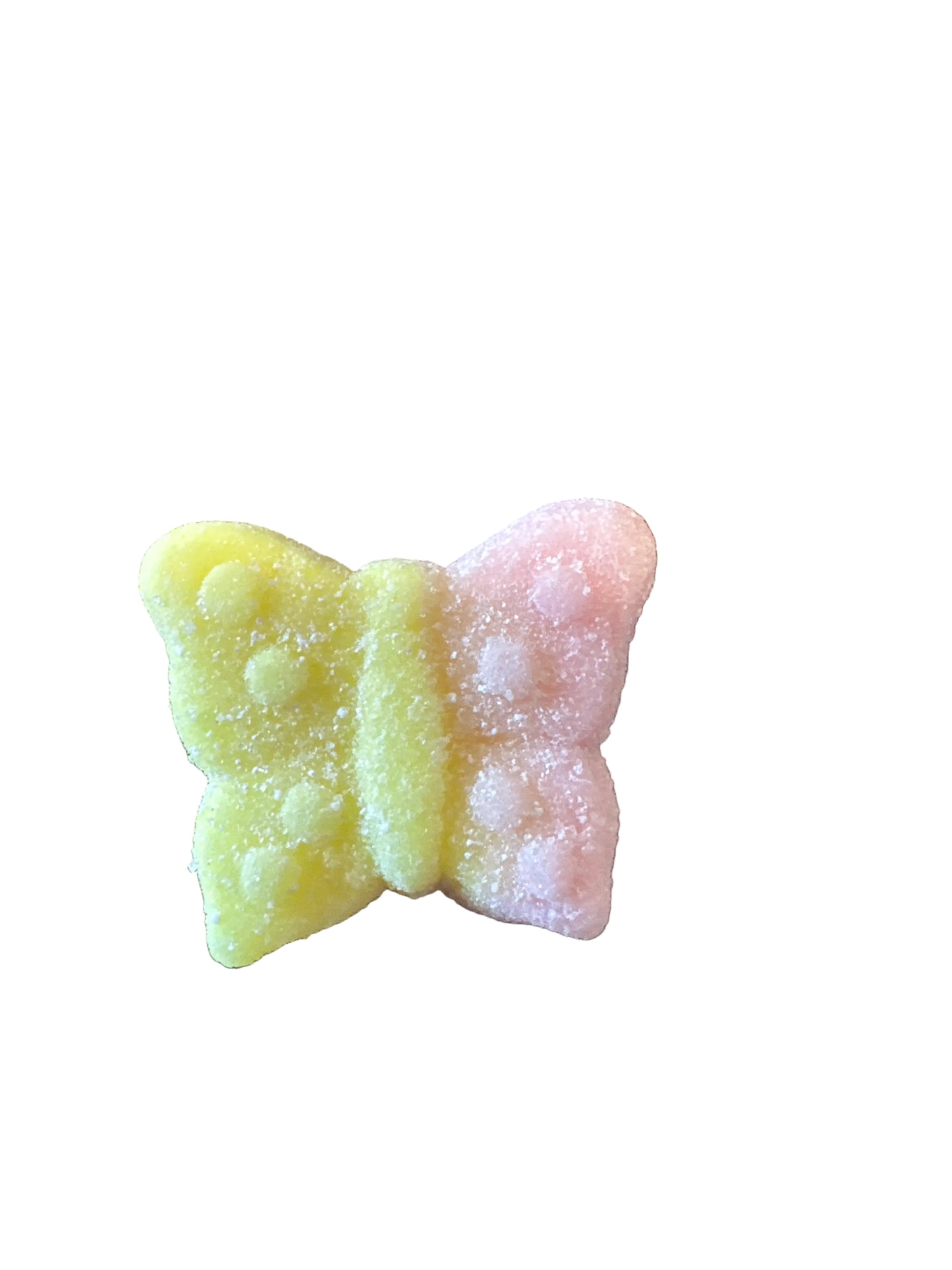 Raspberry lemonade foam butterfly