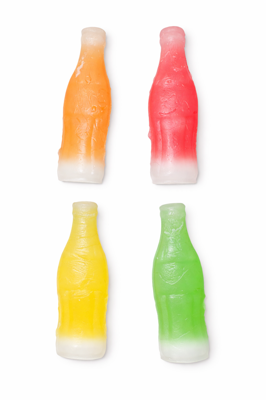Wax bottles liquid filling (gluten free)