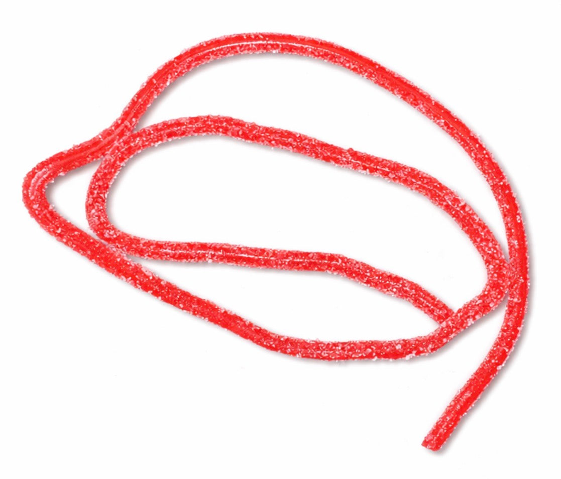 Sour strawberry laces
