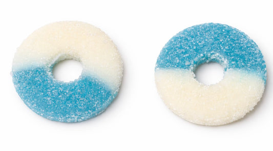 Blue raspberry rings